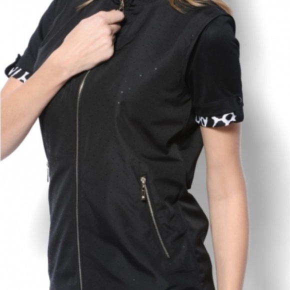 monterey club Jackets & Blazers - Monterey club lightweight sparkling dot golf vest‎